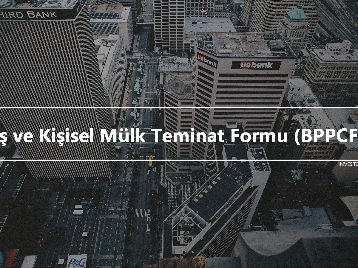 İş ve Kişisel Mülk Teminat Formu (BPPCF)