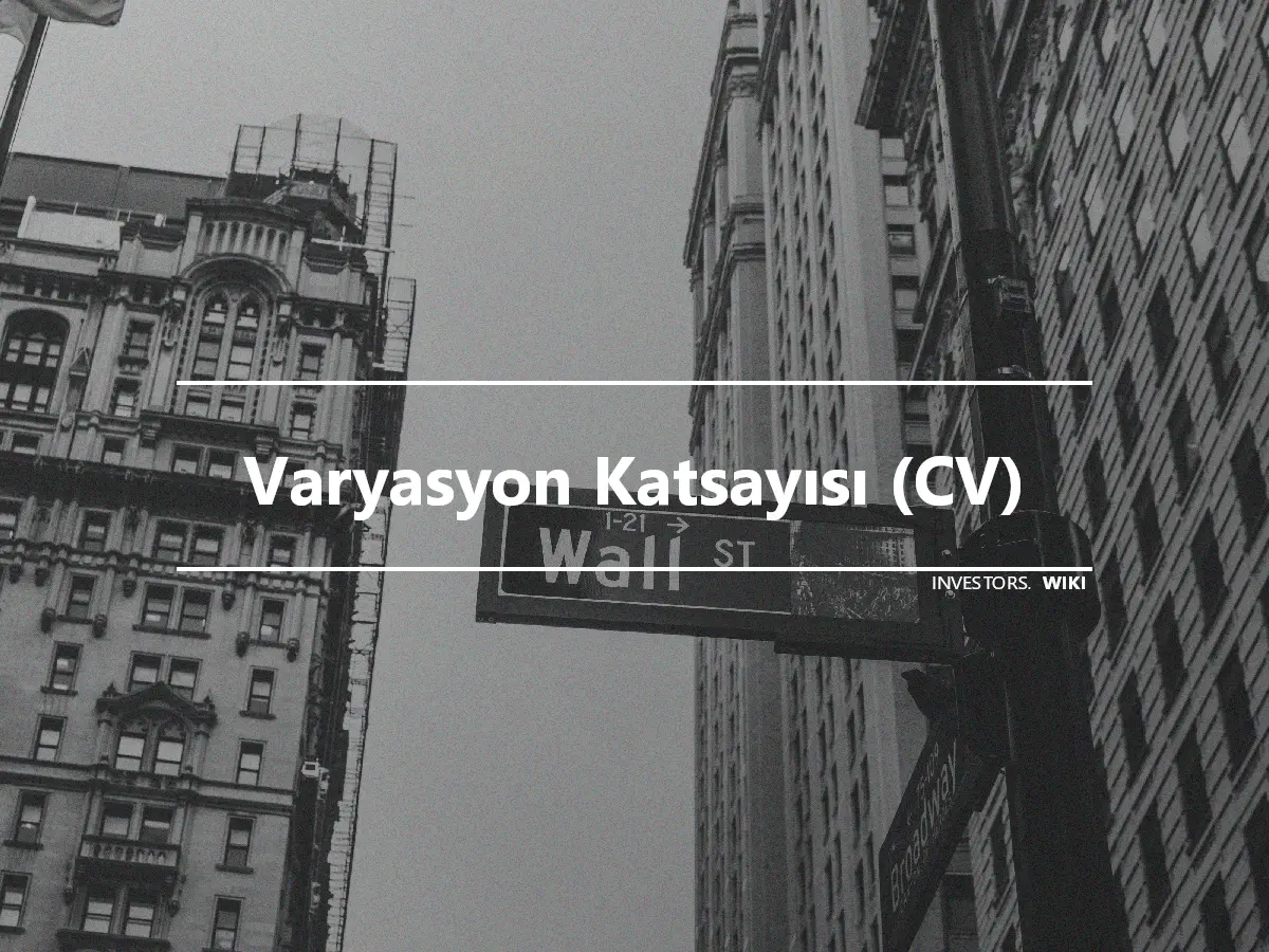 Varyasyon Katsayısı (CV)