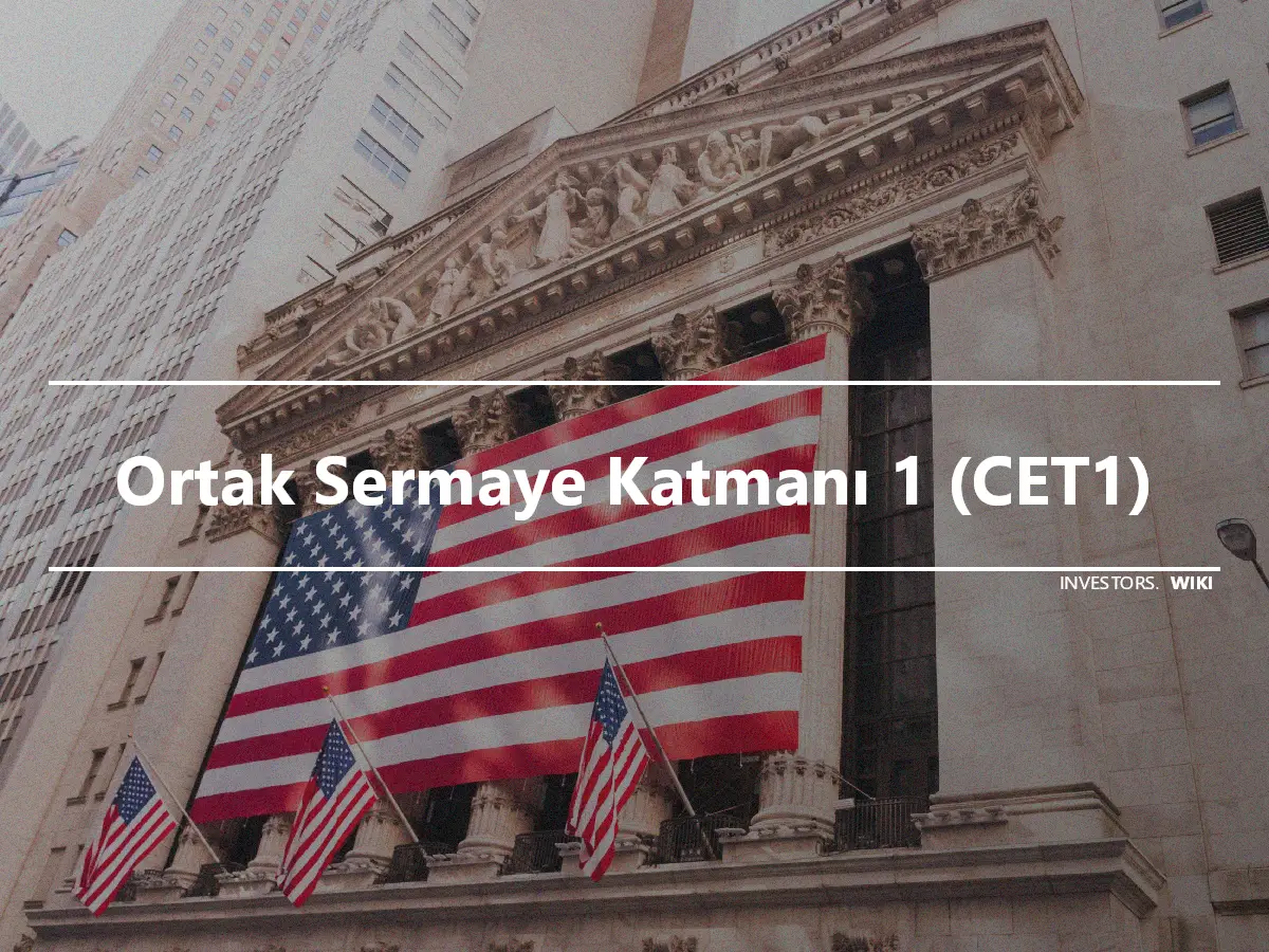 Ortak Sermaye Katmanı 1 (CET1)