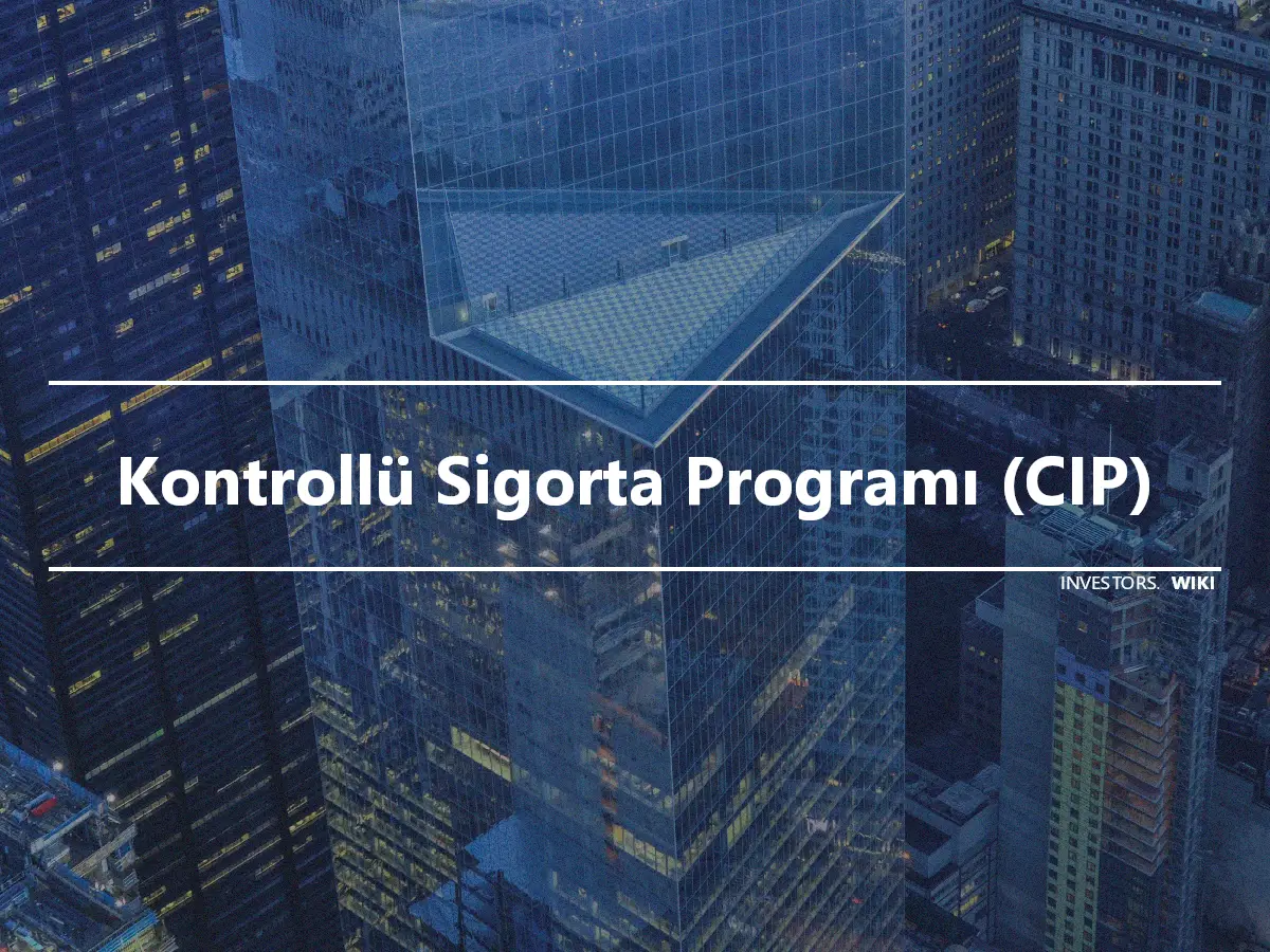 Kontrollü Sigorta Programı (CIP)