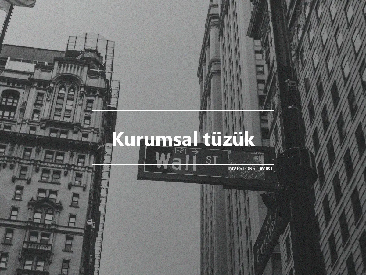 Kurumsal tüzük