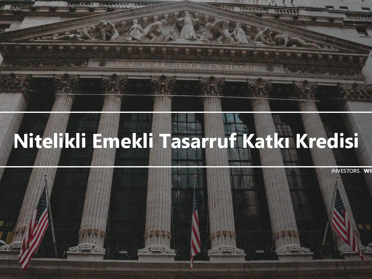 Nitelikli Emekli Tasarruf Katkı Kredisi