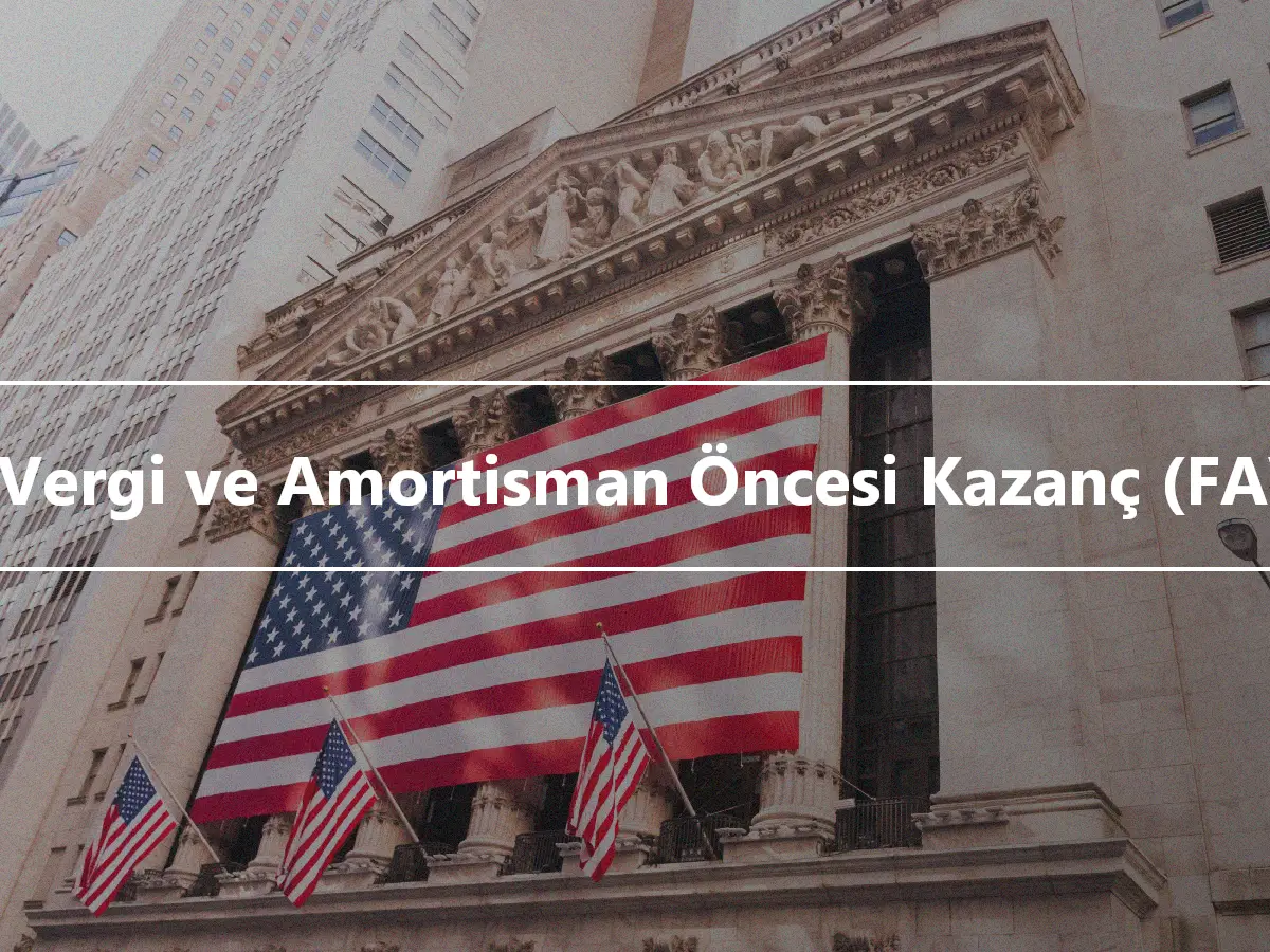 Faiz, Vergi ve Amortisman Öncesi Kazanç (FAVÖK)