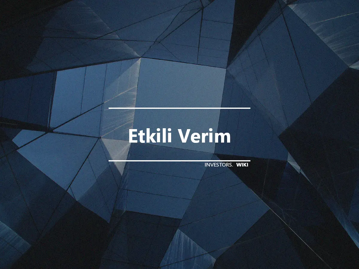 Etkili Verim