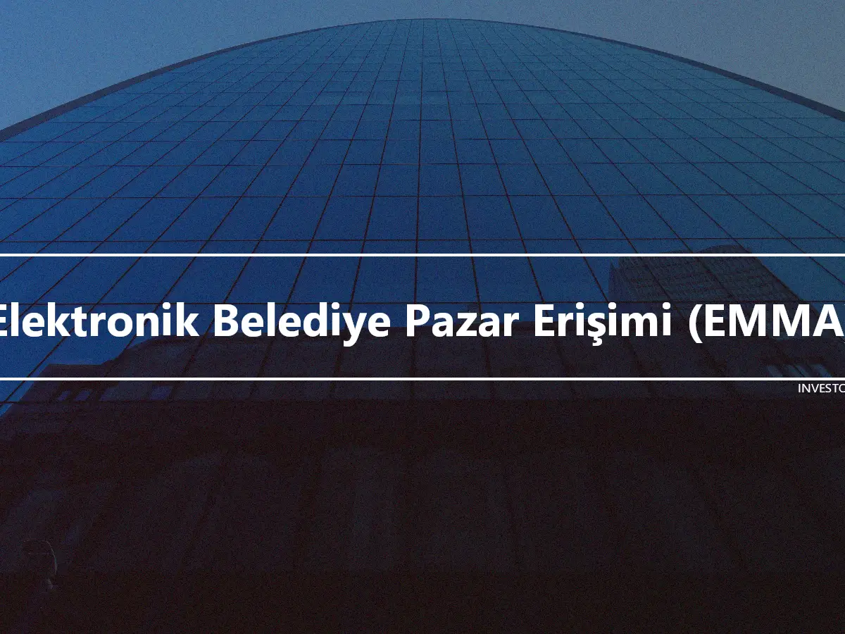 Elektronik Belediye Pazar Erişimi (EMMA)