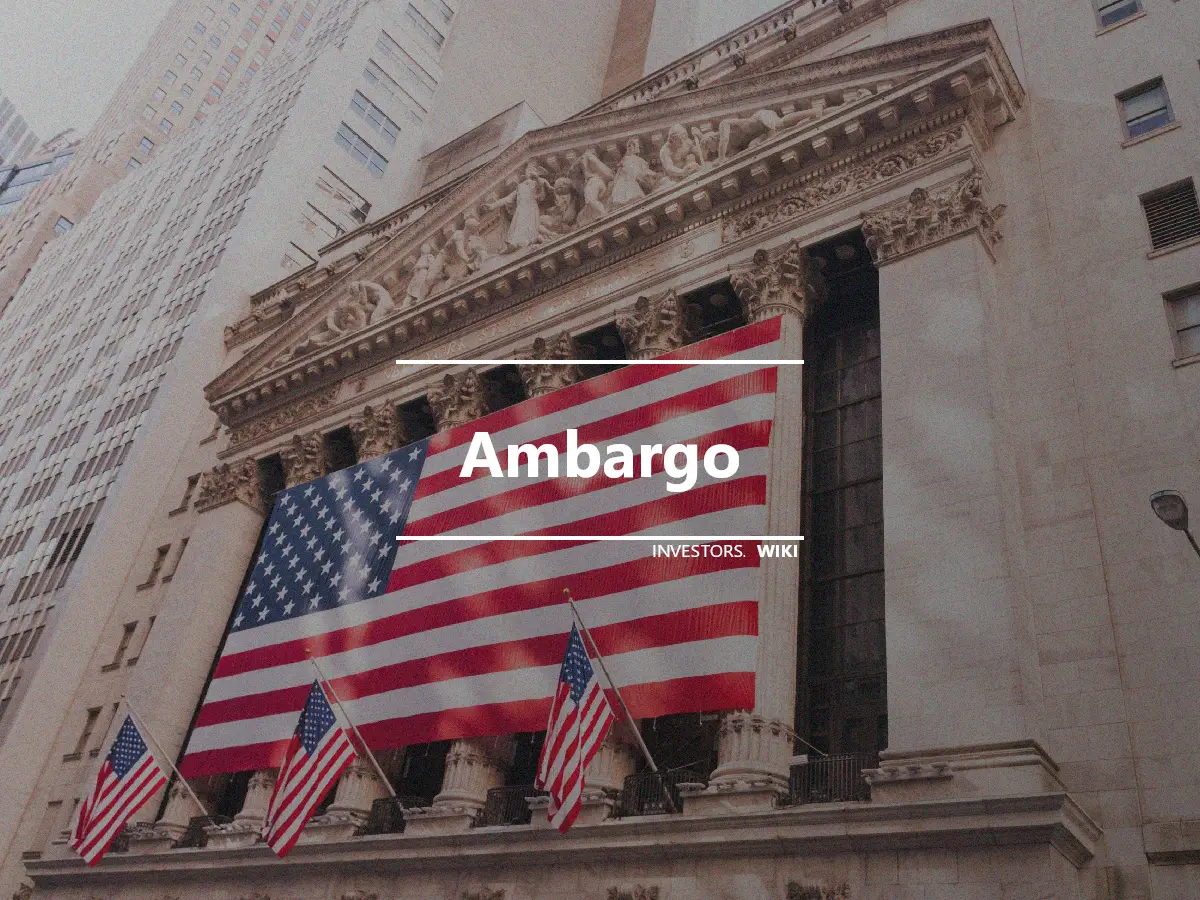 Ambargo