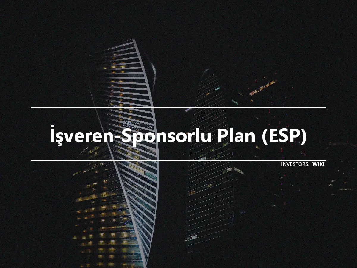 İşveren-Sponsorlu Plan (ESP)