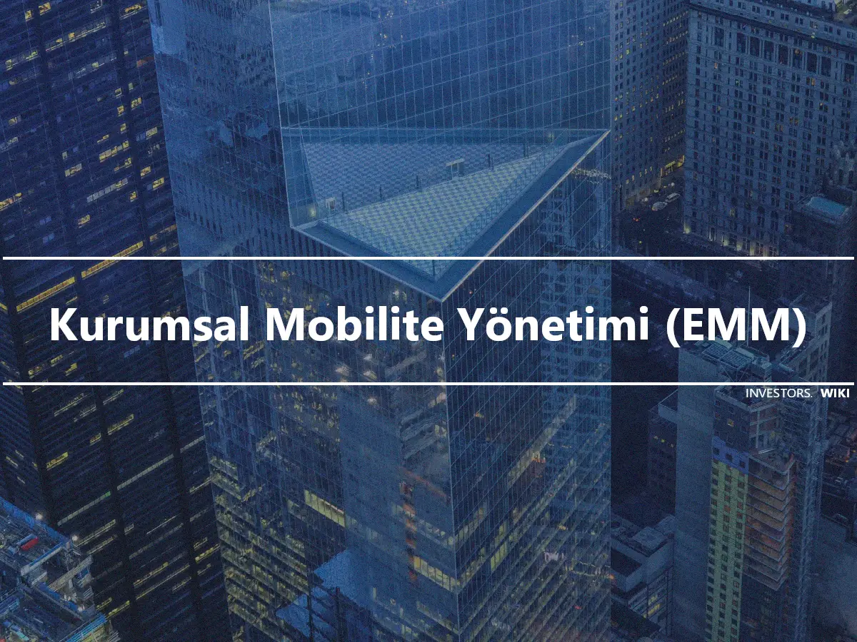 Kurumsal Mobilite Yönetimi (EMM)