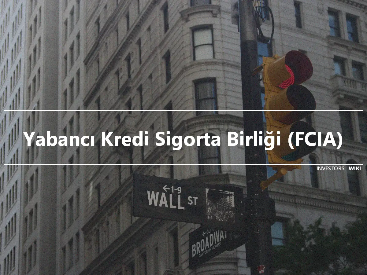 Yabancı Kredi Sigorta Birliği (FCIA)