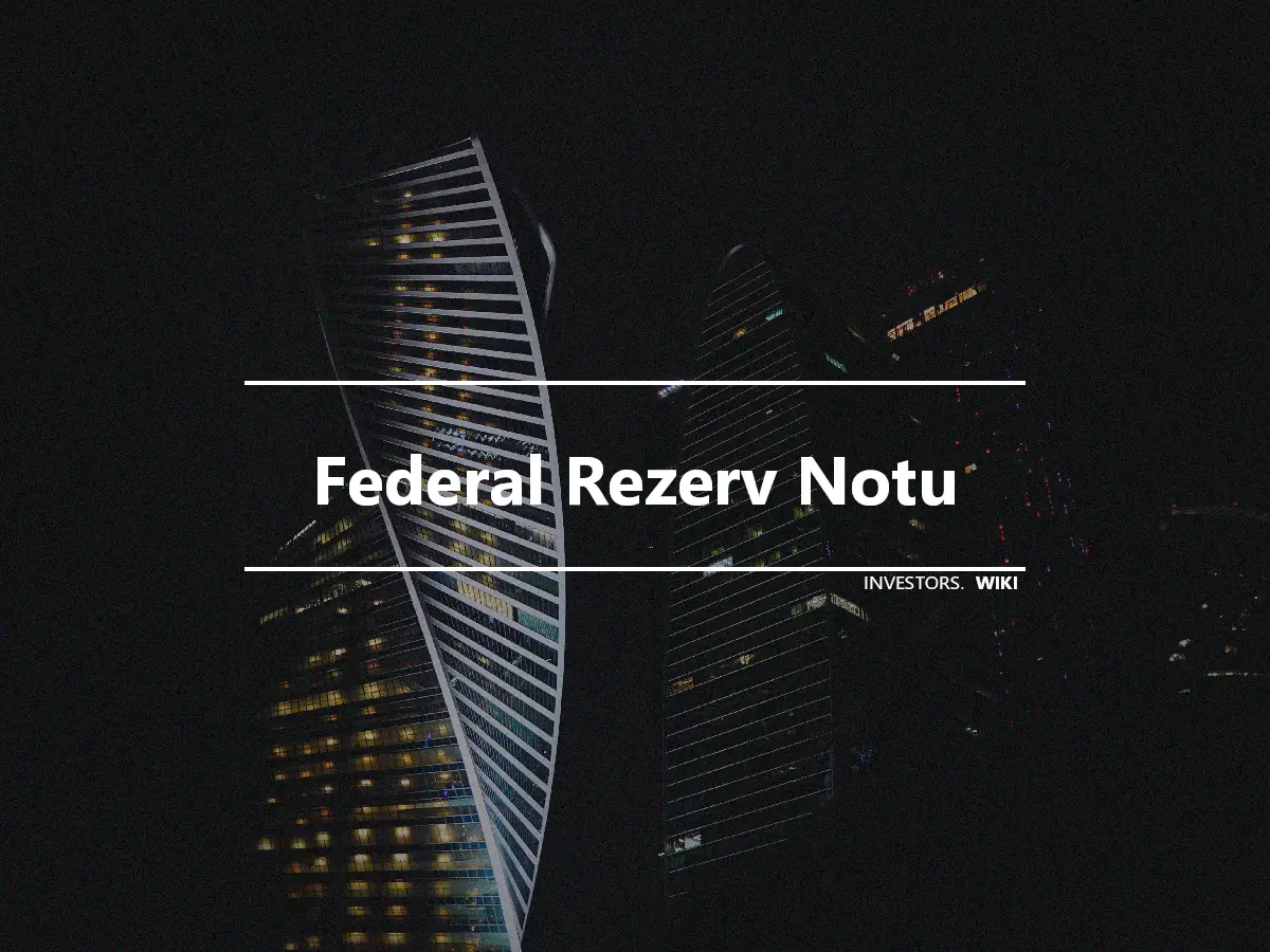 Federal Rezerv Notu