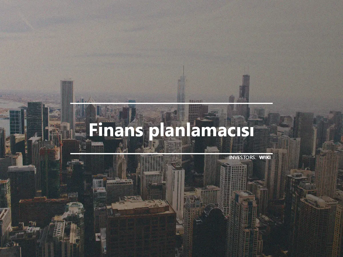 Finans planlamacısı