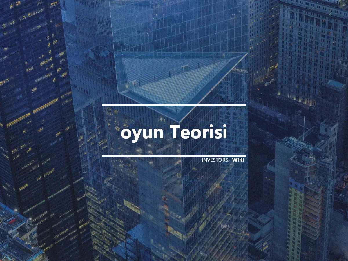 oyun Teorisi