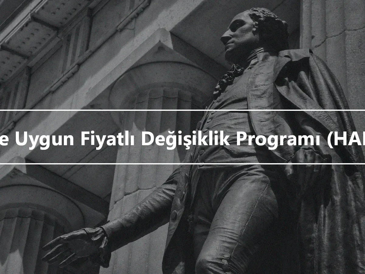 Evde Uygun Fiyatlı Değişiklik Programı (HAMP)