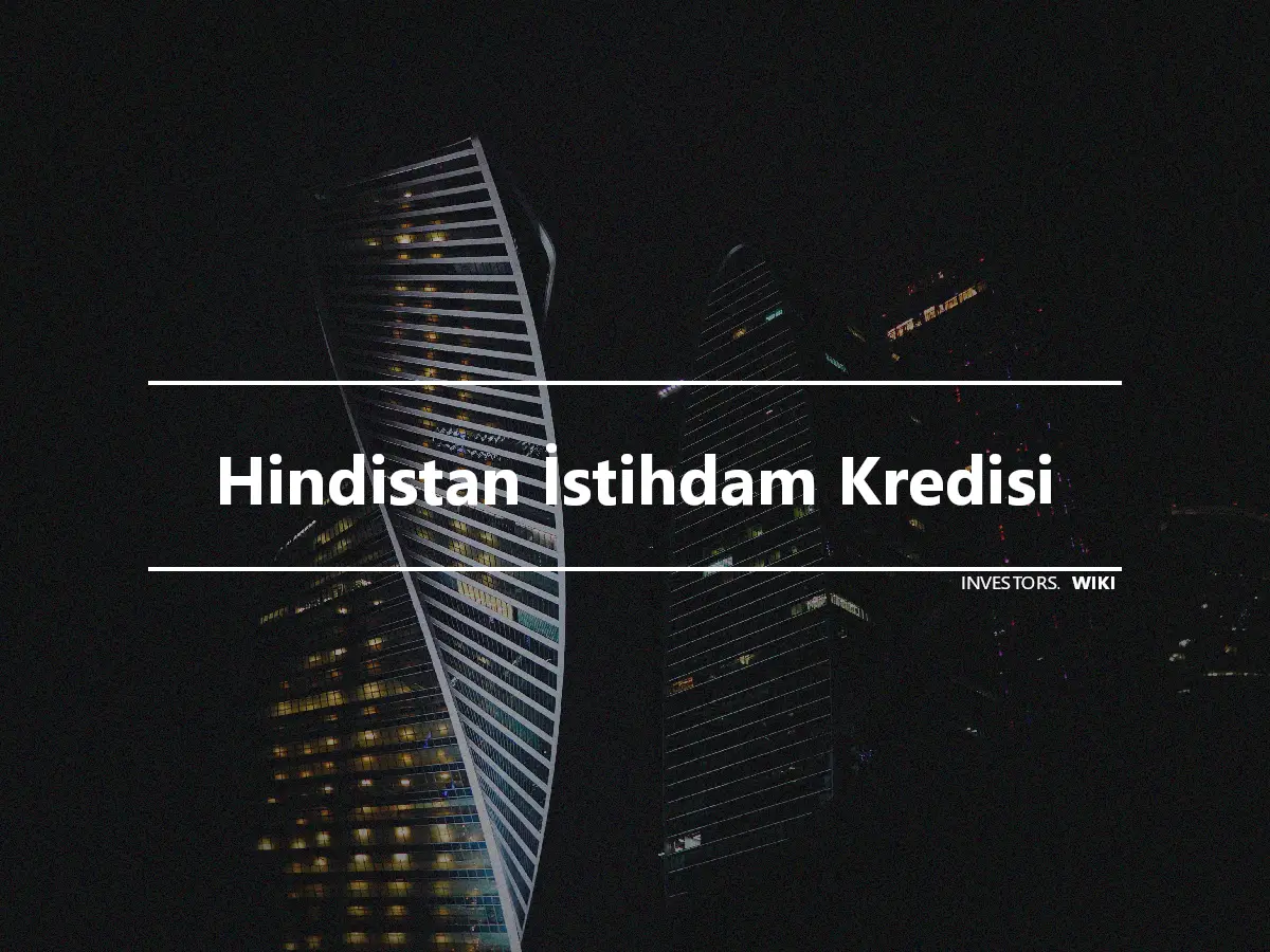 Hindistan İstihdam Kredisi