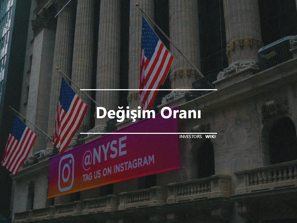 Değişim Oranı