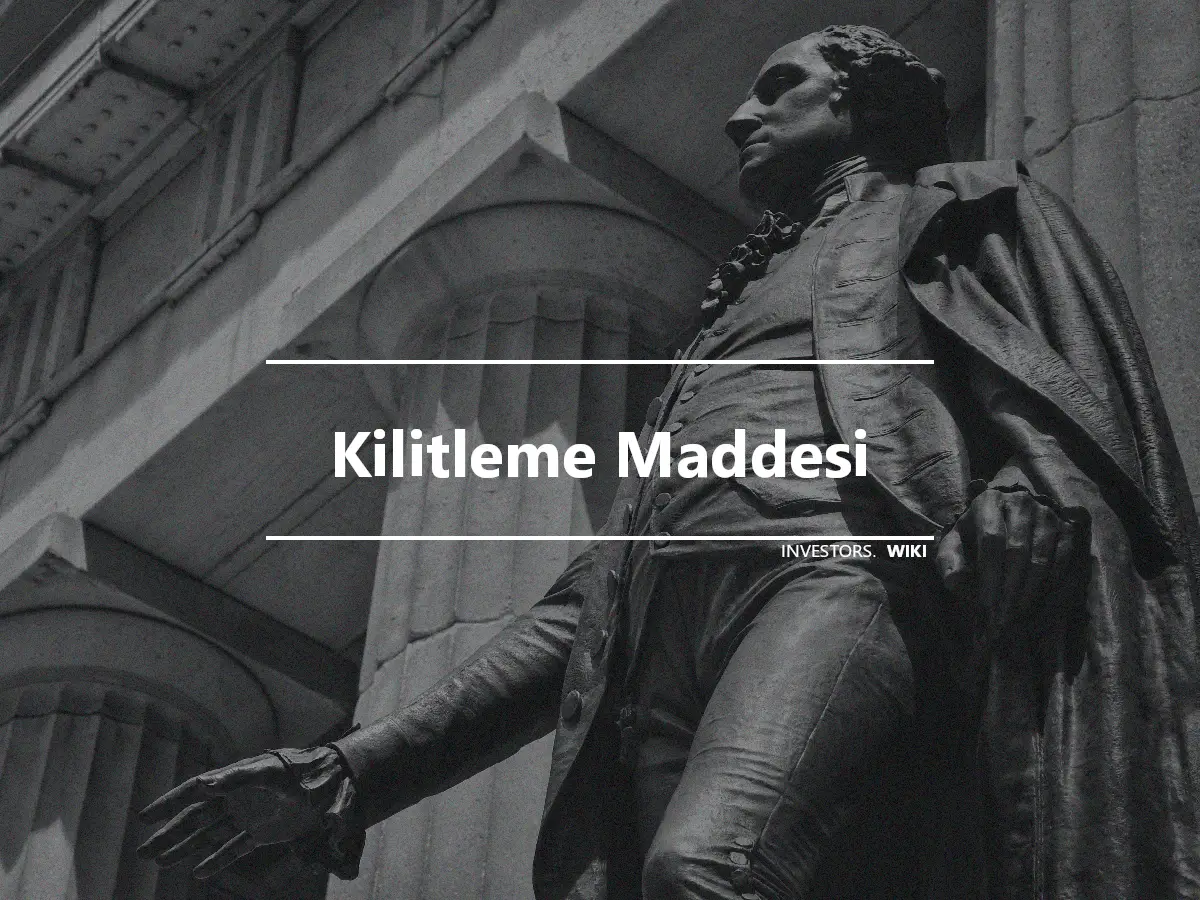 Kilitleme Maddesi