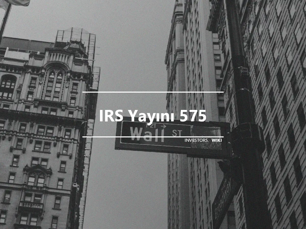 IRS Yayını 575