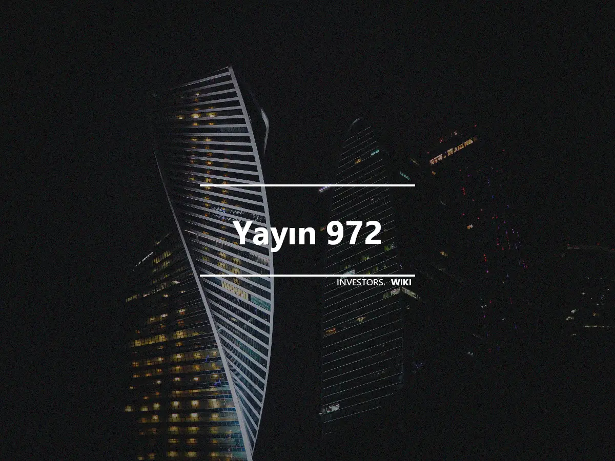 Yayın 972