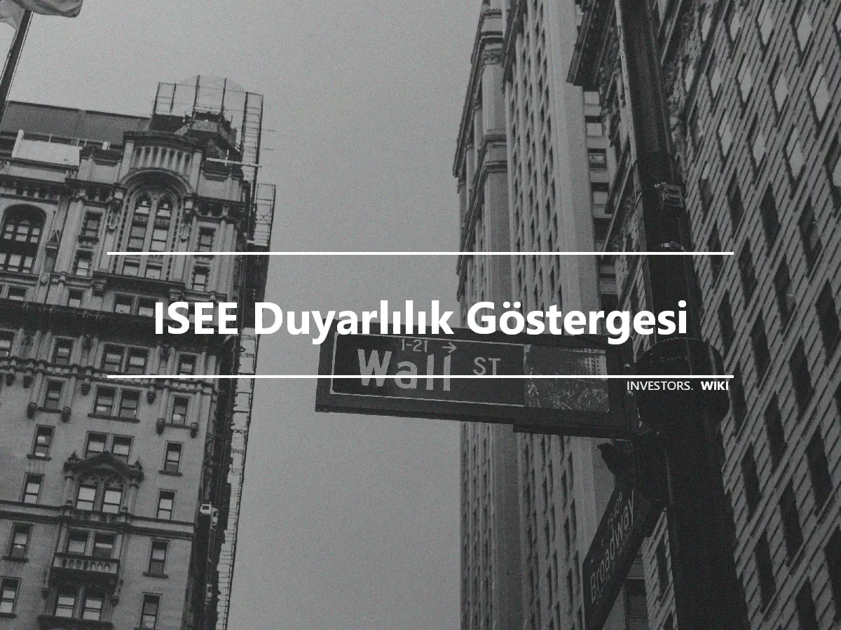 ISEE Duyarlılık Göstergesi