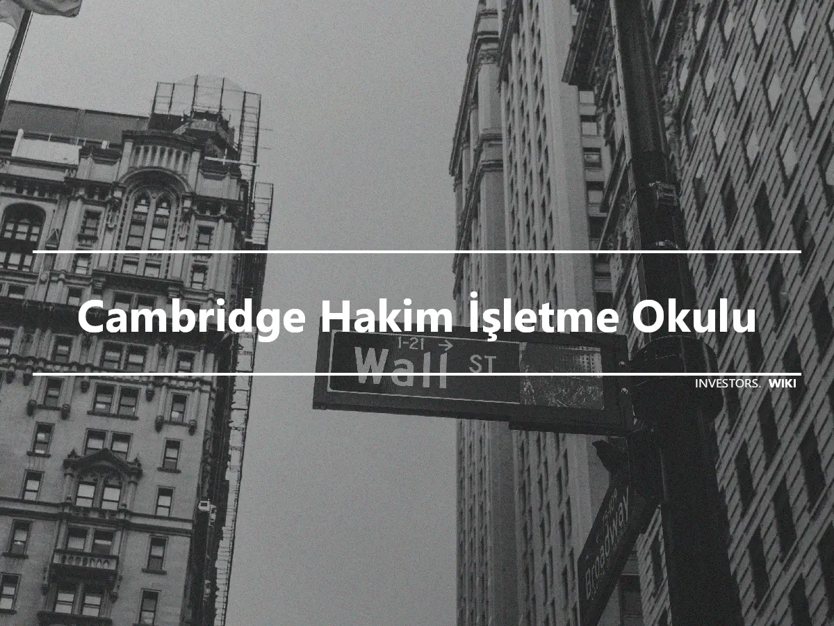 Cambridge Hakim İşletme Okulu