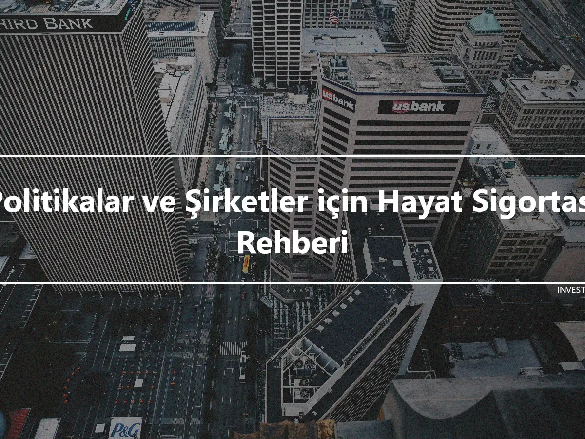 Politikalar ve Şirketler için Hayat Sigortası Rehberi