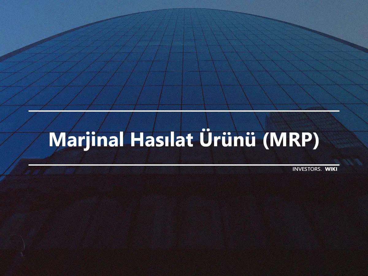 Marjinal Hasılat Ürünü (MRP)