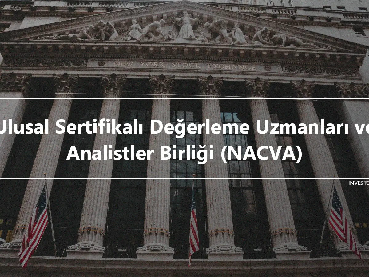 Ulusal Sertifikalı Değerleme Uzmanları ve Analistler Birliği (NACVA)