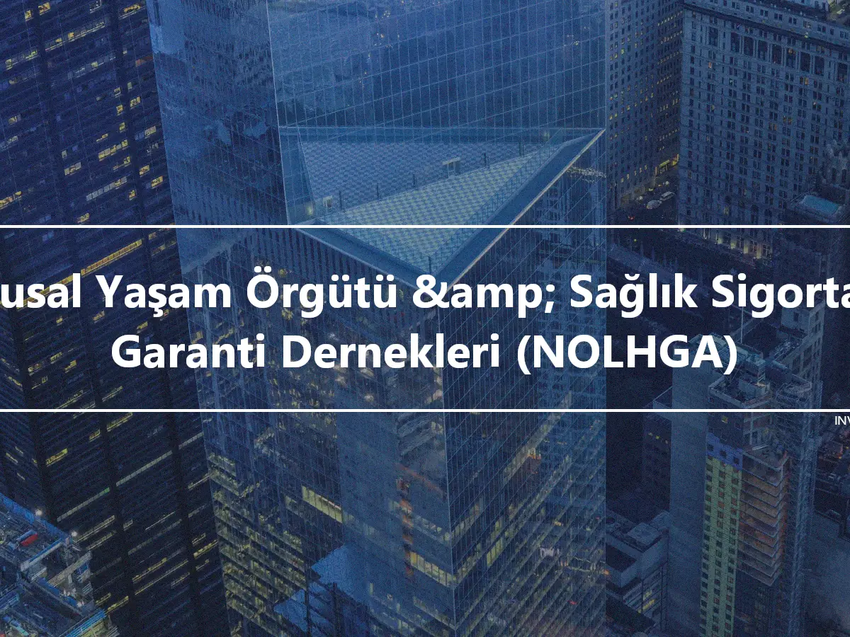 Ulusal Yaşam Örgütü &amp; Sağlık Sigortası Garanti Dernekleri (NOLHGA)