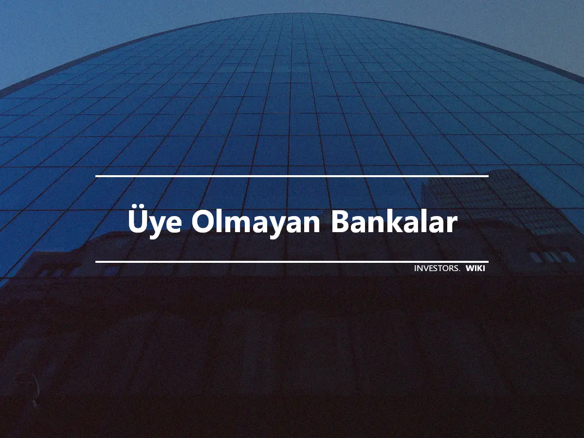 Üye Olmayan Bankalar