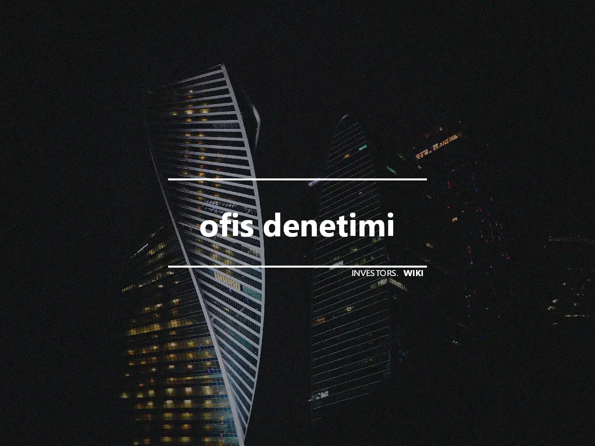 ofis denetimi