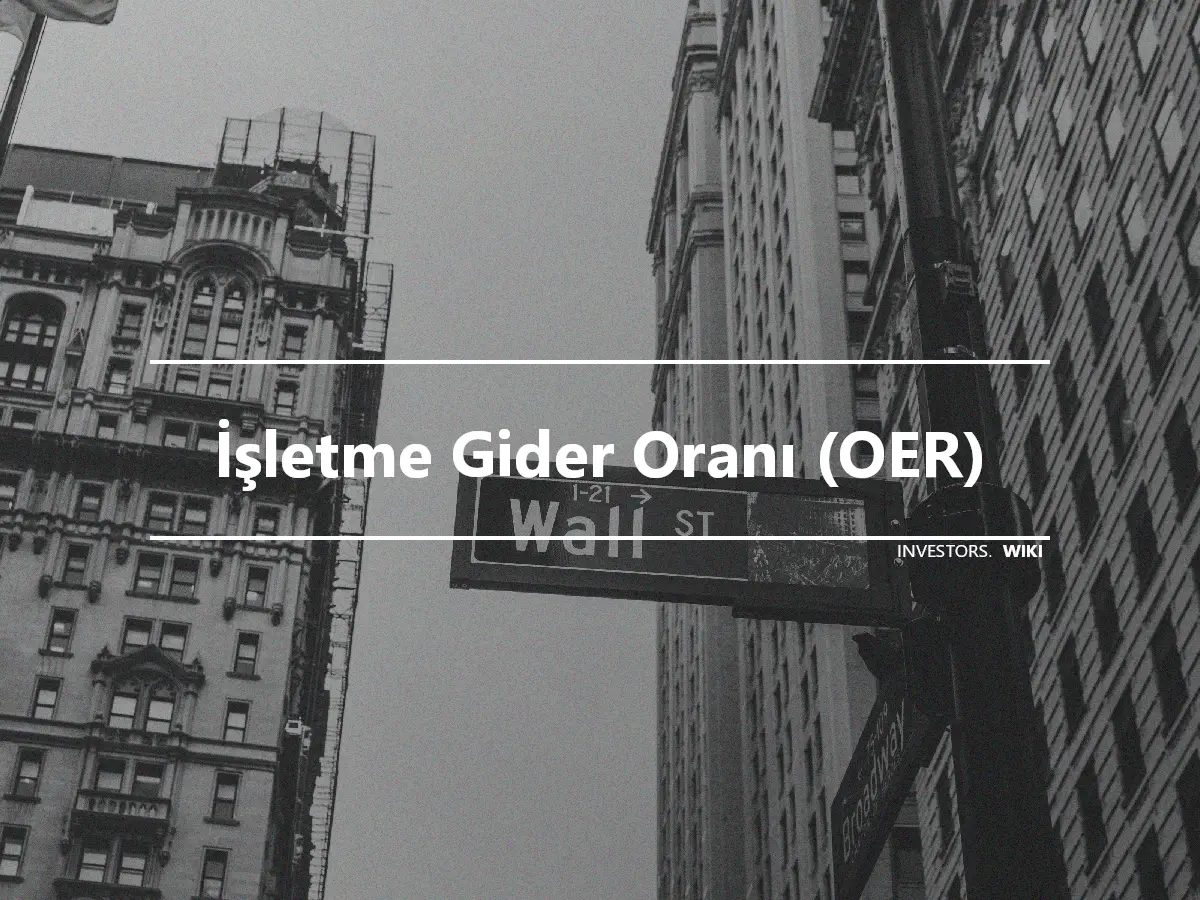 İşletme Gider Oranı (OER)