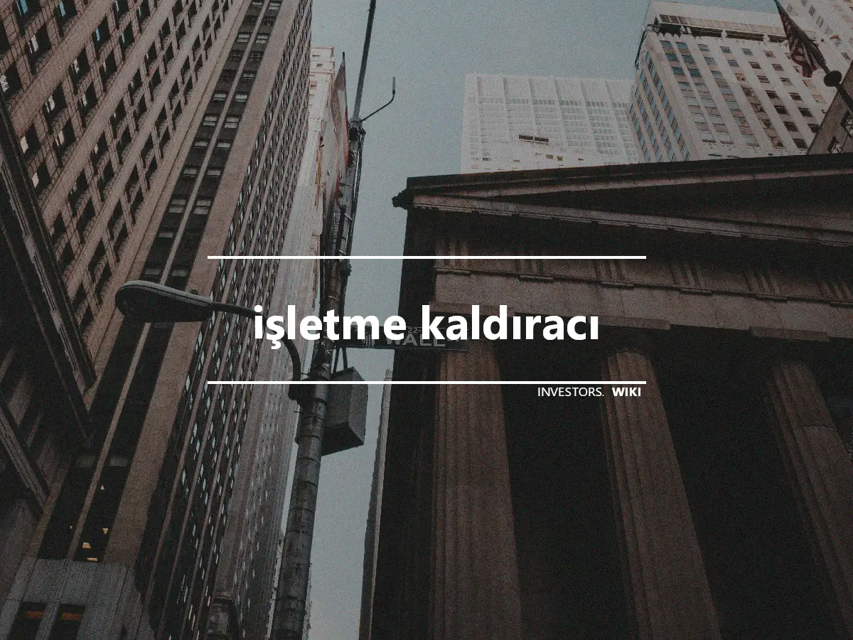 işletme kaldıracı