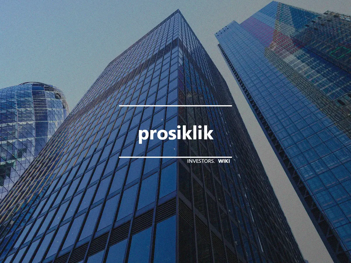 prosiklik