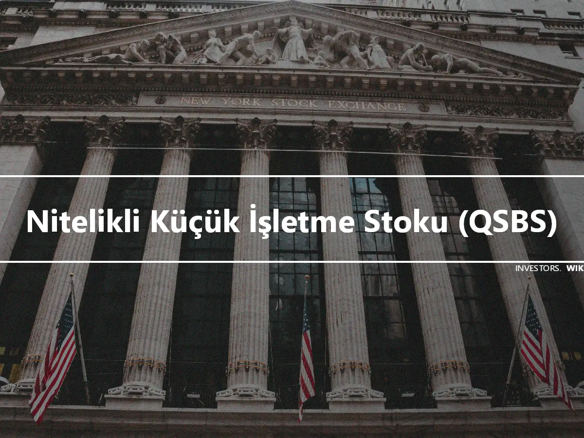 Nitelikli Küçük İşletme Stoku (QSBS)