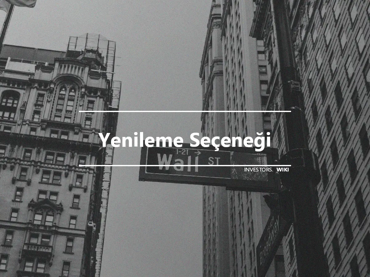 Yenileme Seçeneği