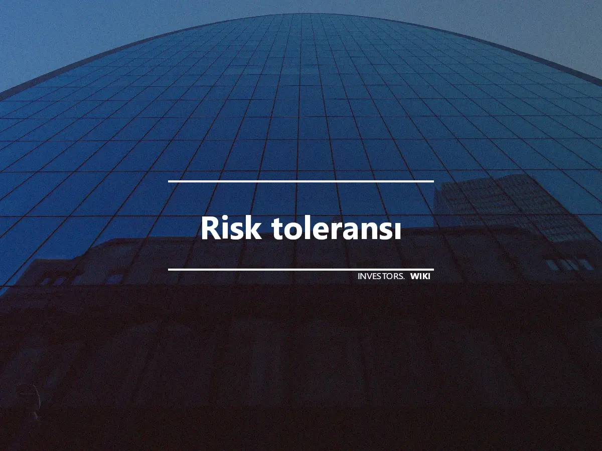 Risk toleransı