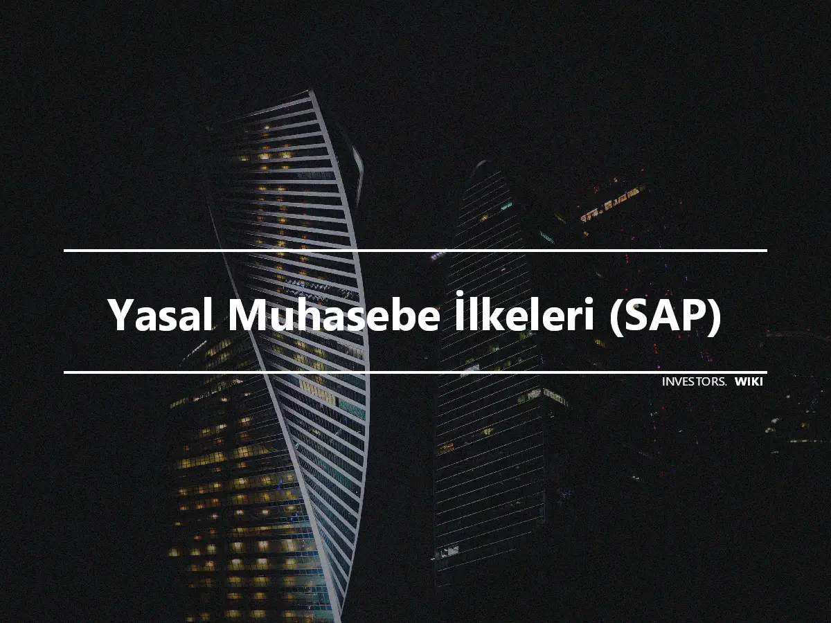 Yasal Muhasebe İlkeleri (SAP)