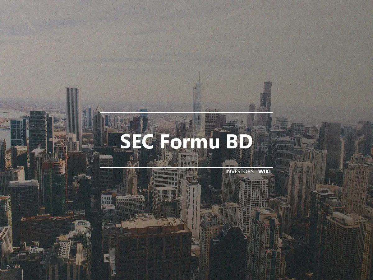 SEC Formu BD