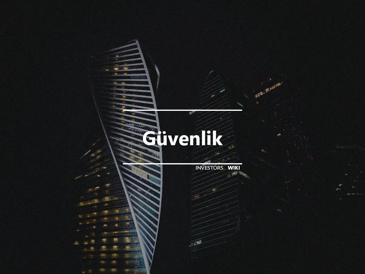 Güvenlik