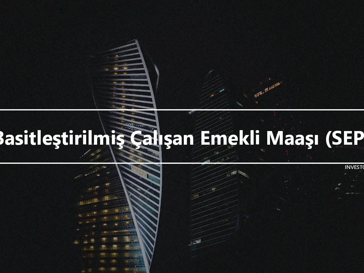 Basitleştirilmiş Çalışan Emekli Maaşı (SEP)