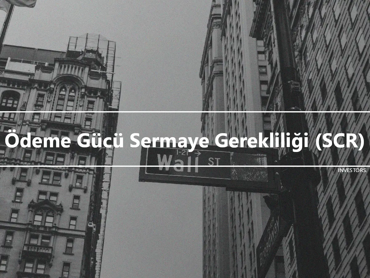 Ödeme Gücü Sermaye Gerekliliği (SCR)