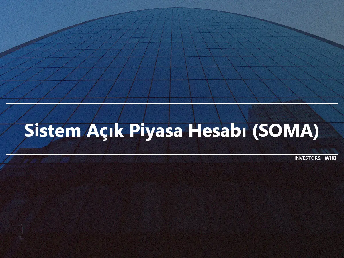 Sistem Açık Piyasa Hesabı (SOMA)