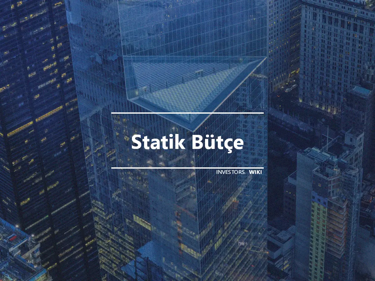 Statik Bütçe