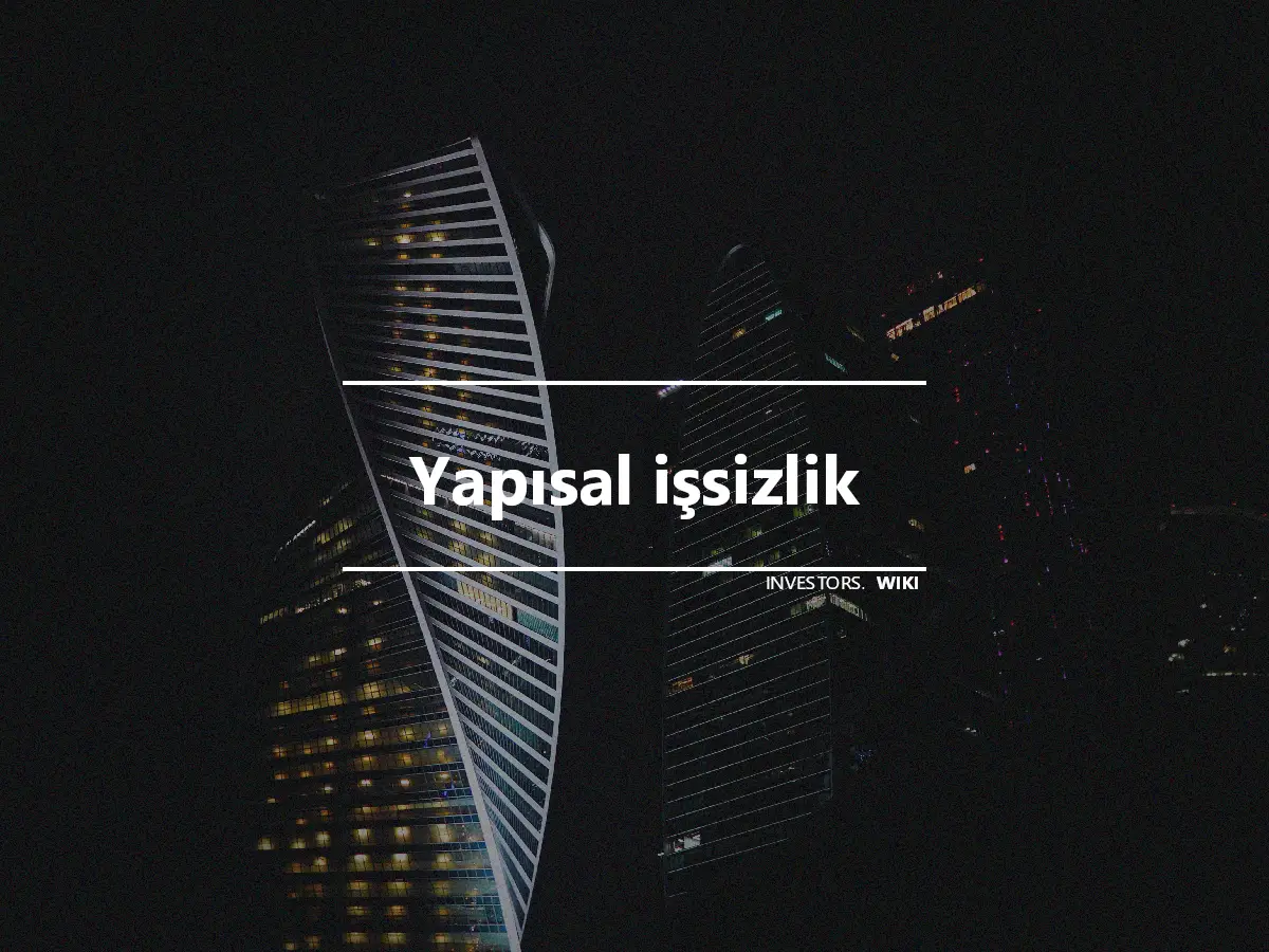 Yapısal işsizlik