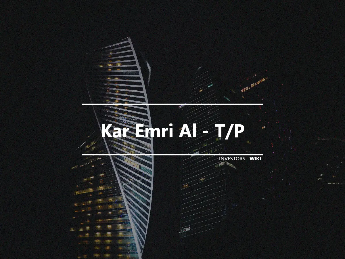 Kar Emri Al - T/P