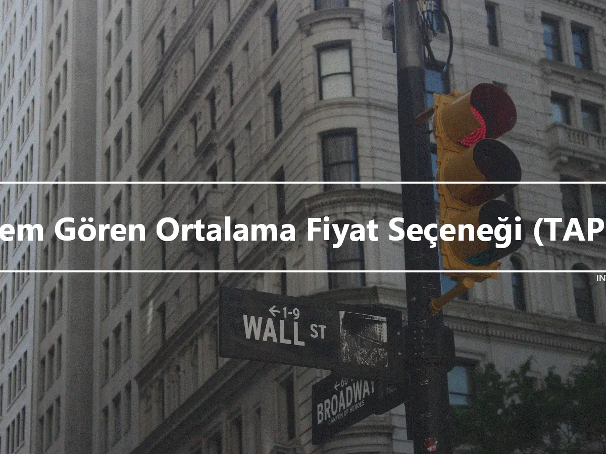 İşlem Gören Ortalama Fiyat Seçeneği (TAPO)