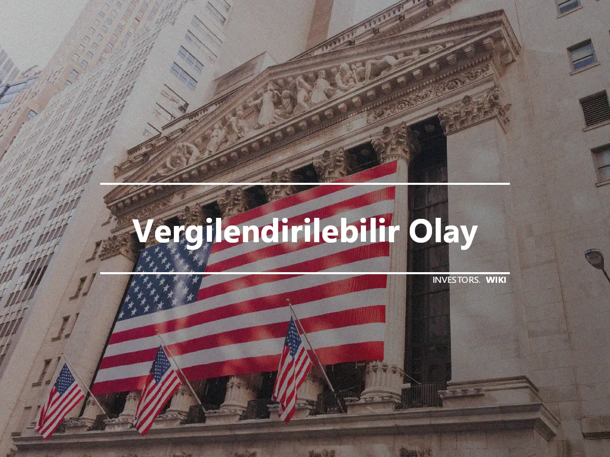 Vergilendirilebilir Olay