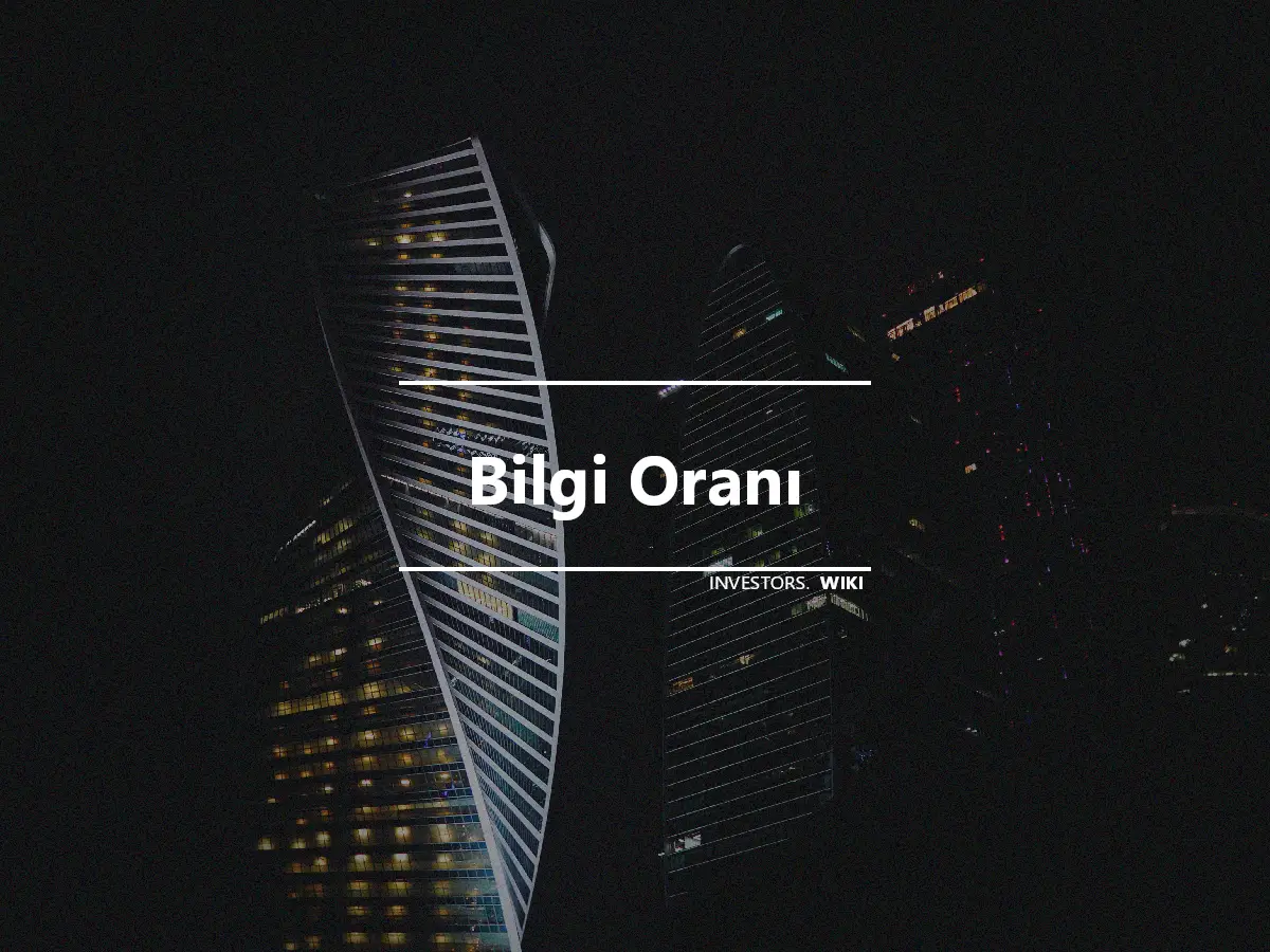 Bilgi Oranı