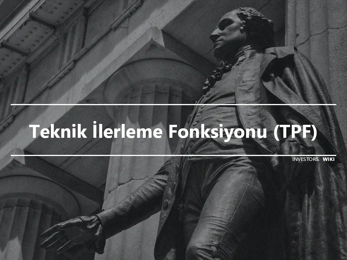 Teknik İlerleme Fonksiyonu (TPF)