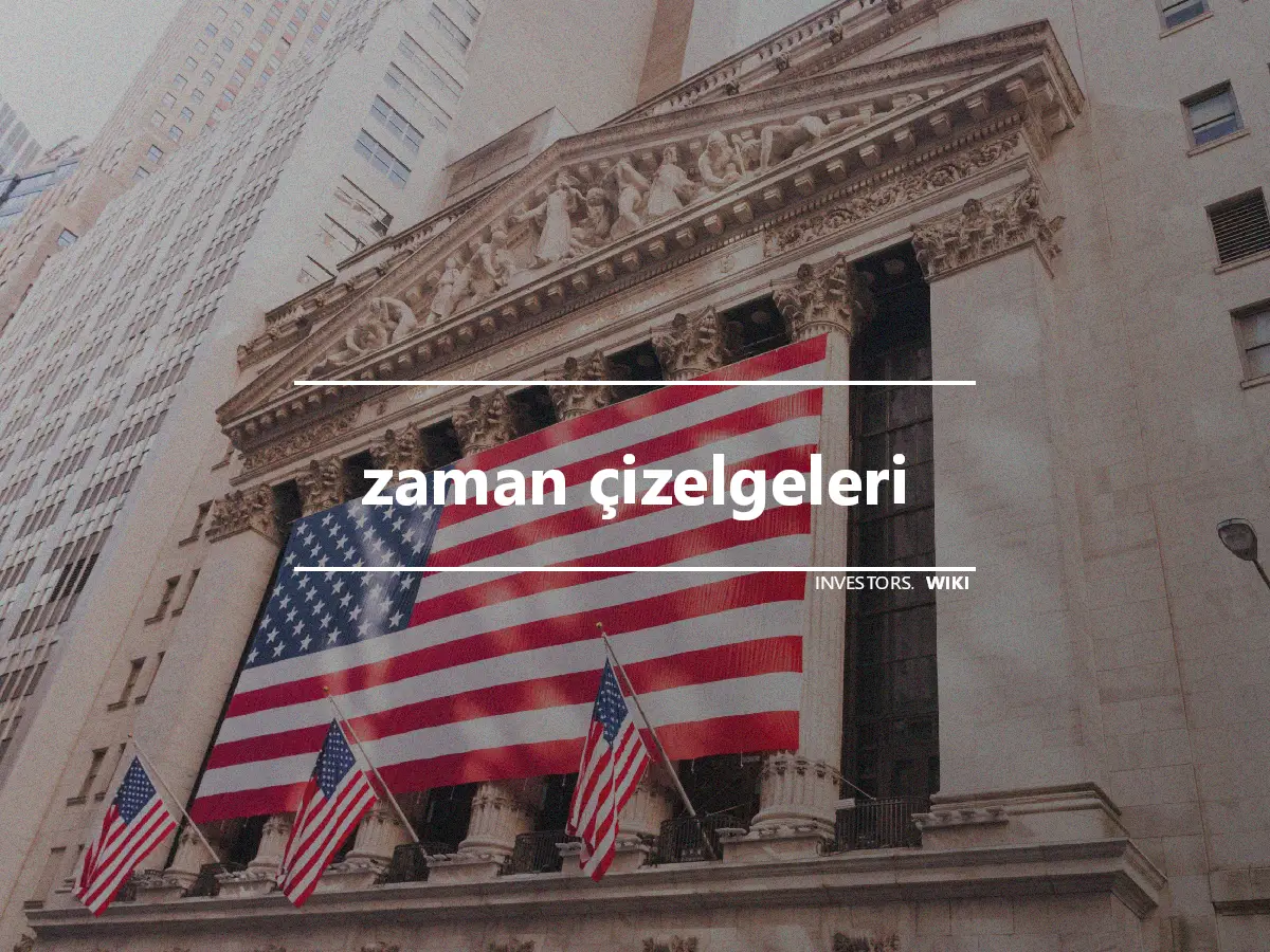 zaman çizelgeleri